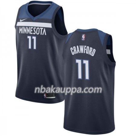Minnesota Timberwolves Jamal Crawford 11 Nike 2017-18 Navy Pelipaidat Swingman - Miesten